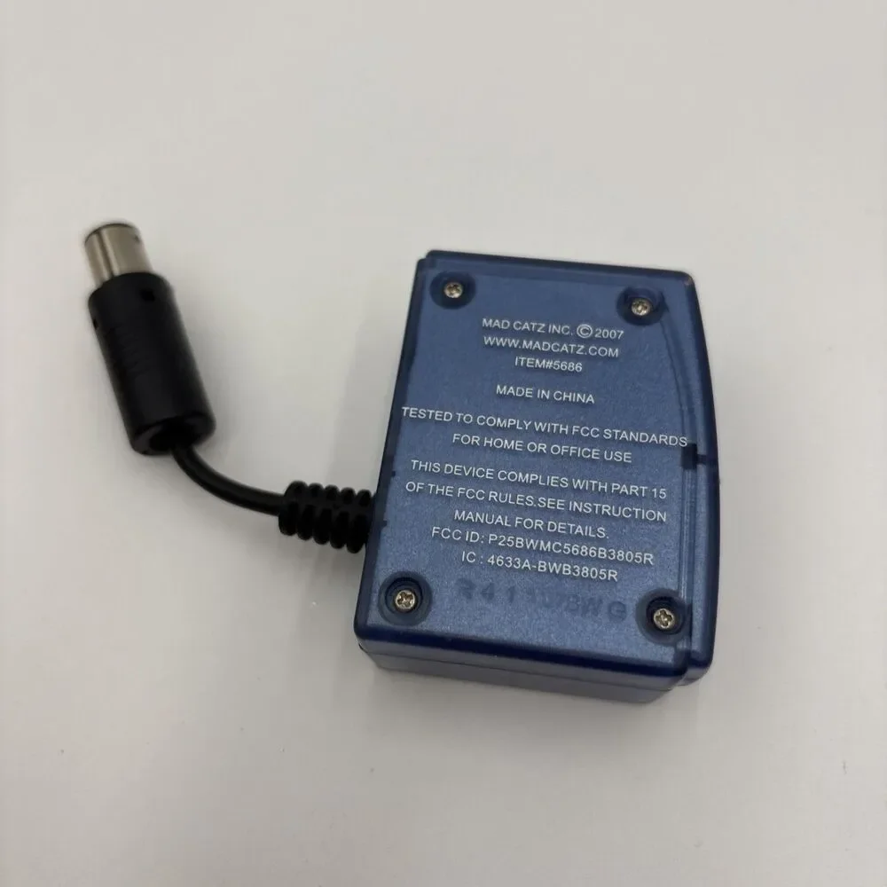 Mad Catz Wireless Receiver Dongle GameCube Controller Model 5686 OEM BLUE